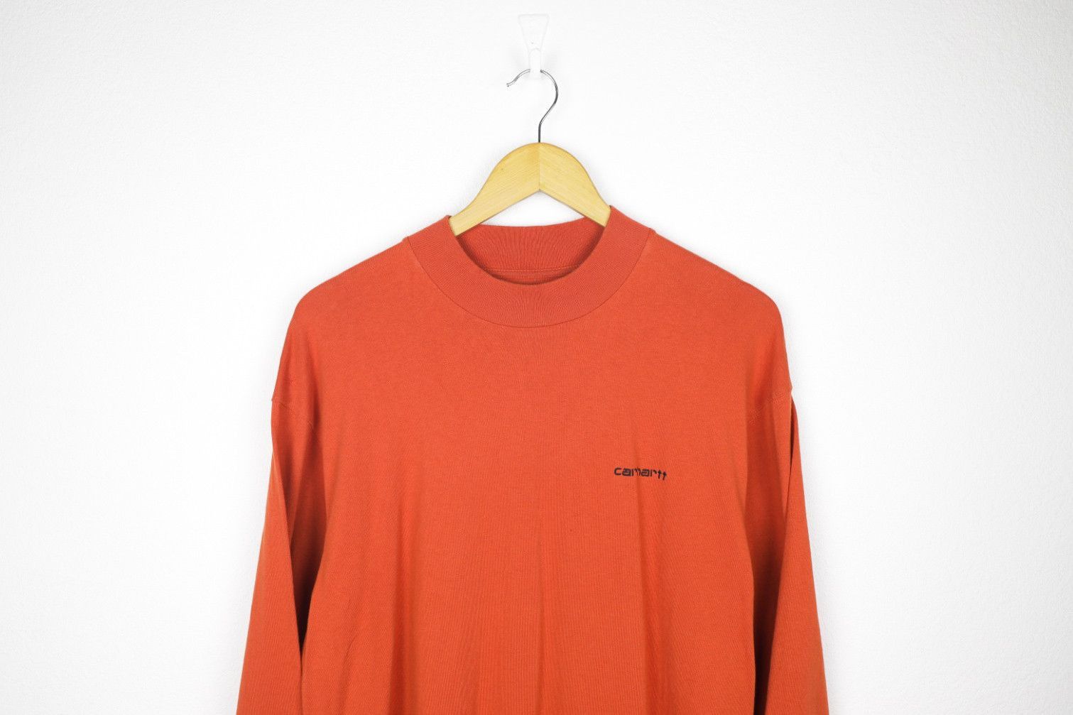 Carhartt × Carhartt Wip Carhartt WIP Mockneck Script Logo Long Sleeve T-shirt Size US L / EU 52-54 / 3 - 2 Thumbnail