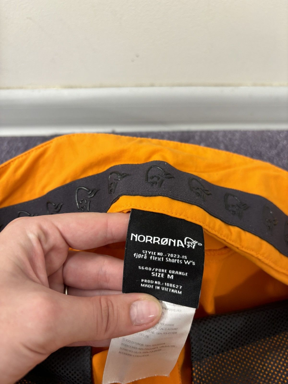 Norrona Norrona Fjora Flex1 Women’s Pure Orange Outdoor Shorts Size 30" / US 8 / IT 44 - 15 Thumbnail