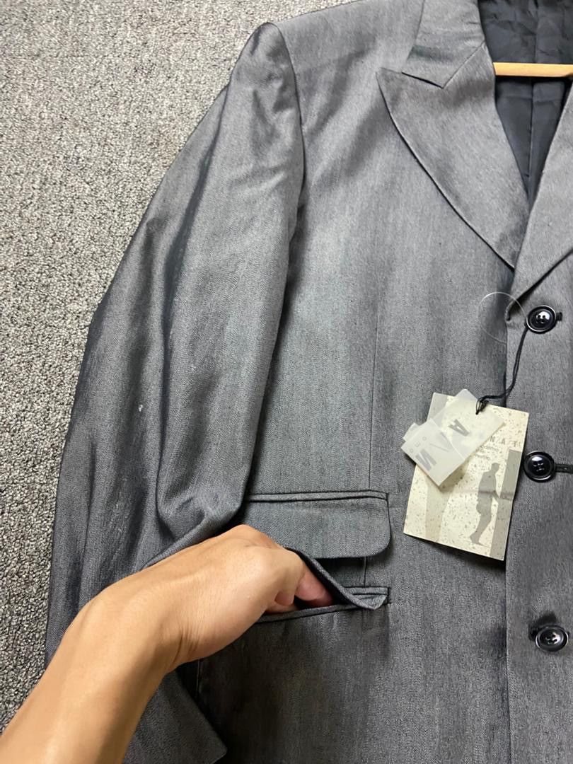 Japanese Brand AGNAT Homme Single Breasted Blazer (205) Size US XXS / EU 40 - 7 Thumbnail
