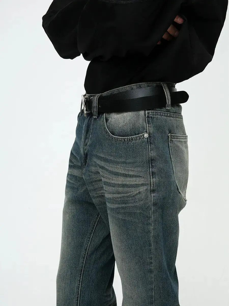 Japanese Brand Retro loose high street micro flared jeans Size US 32 / EU 48 - 4 Thumbnail