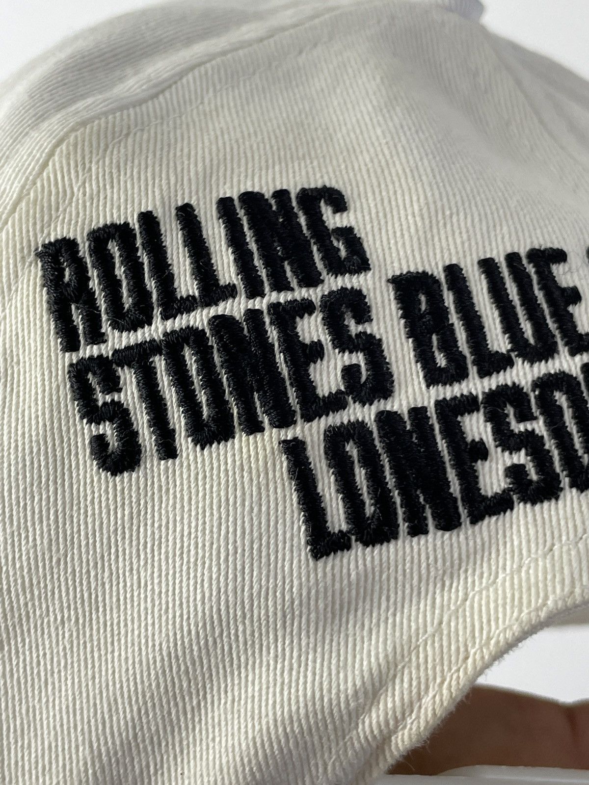 Other Vintage Rolling Stones Cap hat Blue Lonesome Size ONE SIZE - 8 Thumbnail