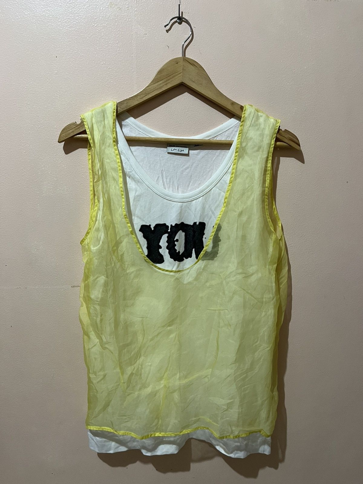 Dries Van Noten Dries Van Noten - Len Lye - S/S’21 - You Printed - Tank Top Size S / US 4 / IT 40 - 4 Thumbnail