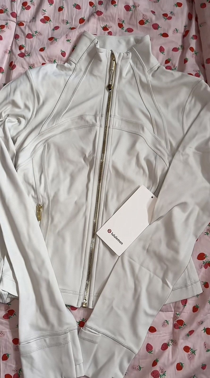 Lululemon Lululemon white define jacket Size M / US 6-8 / IT 42-44 - 2 Thumbnail