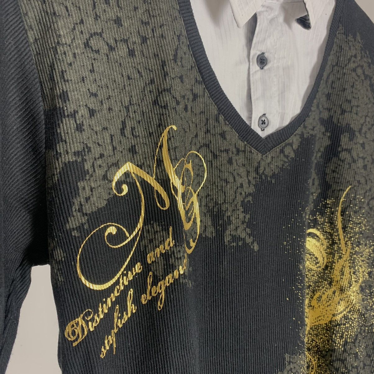 If Six Was Nine × Japanese Brand × Le Grande Bleu (L.G.B.) Mind Games Poem Traditional Colar shirt japanese Size US M / EU 48-50 / 2 - 3 Thumbnail