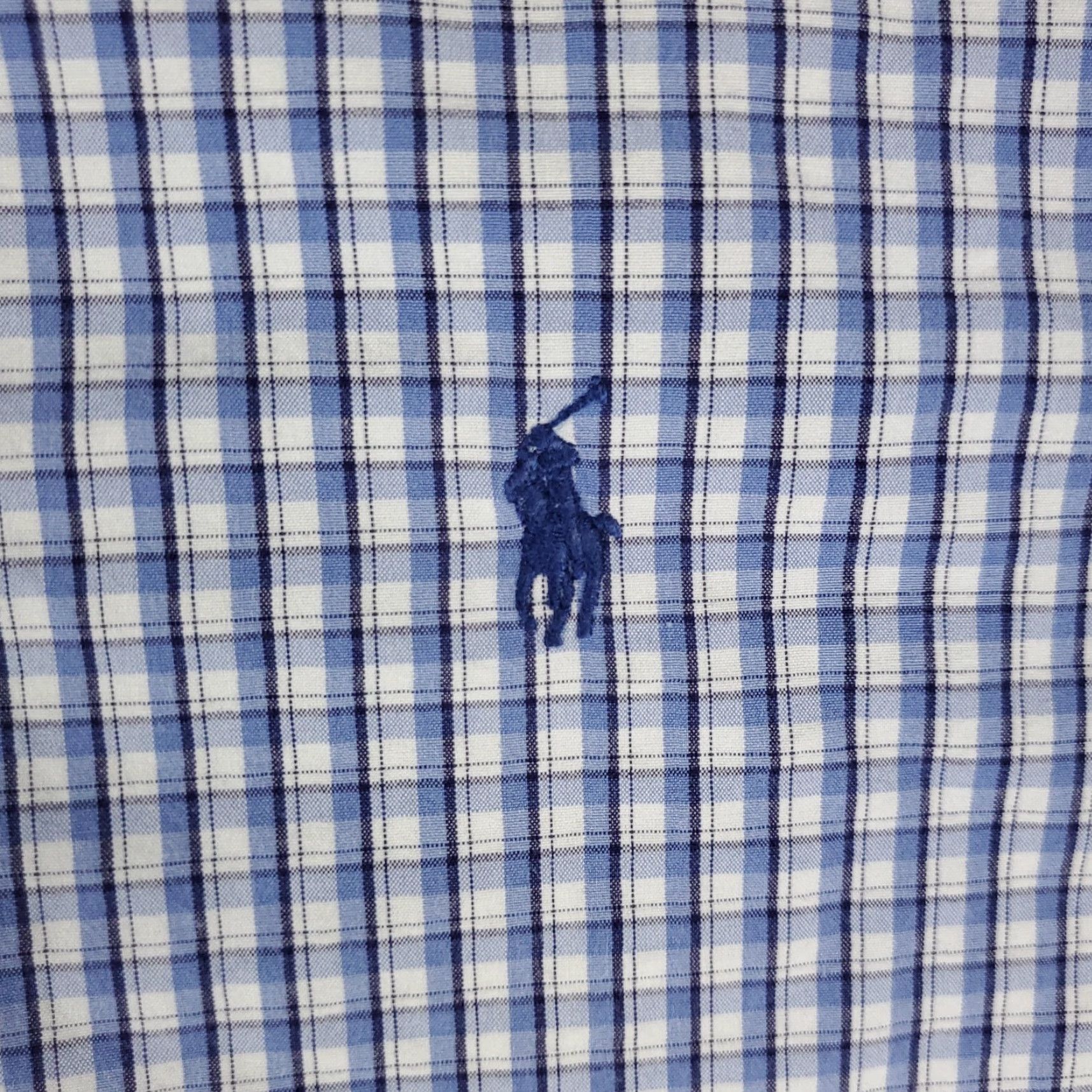Ralph Lauren Ralph Lauren Plaid Button-Up Shirt Mens Large Blue Long Sleeve Casual Modern Size US L / EU 52-54 / 3 - 2 Thumbnail