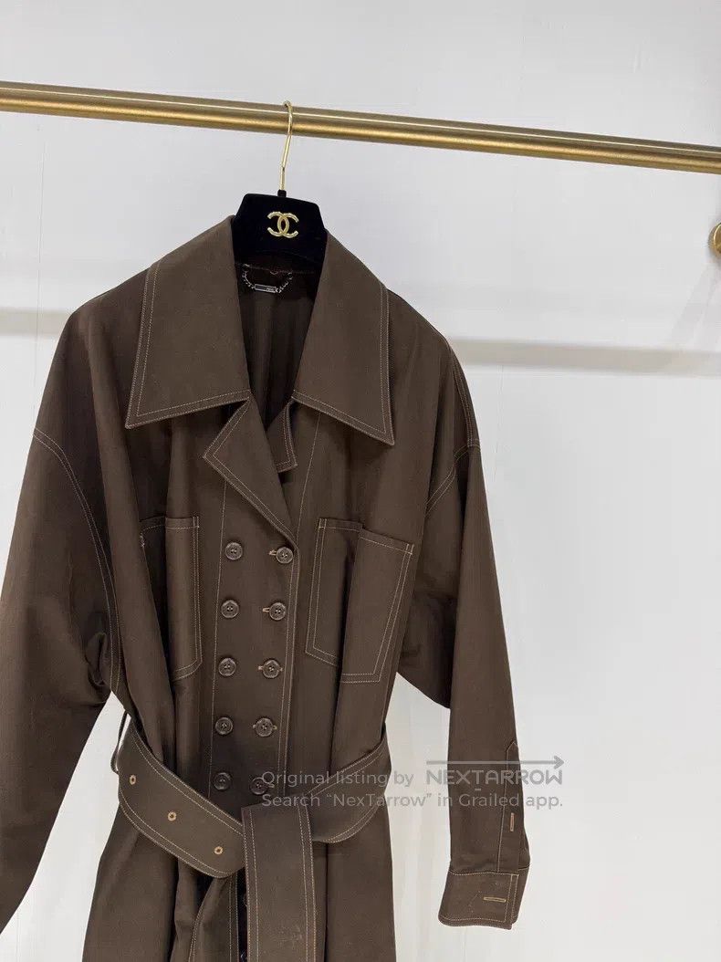 Fendi Fendi Double-breasted Check Windbreaker Jacket Size XS / US 0-2 / IT 36-38 - 3 Thumbnail
