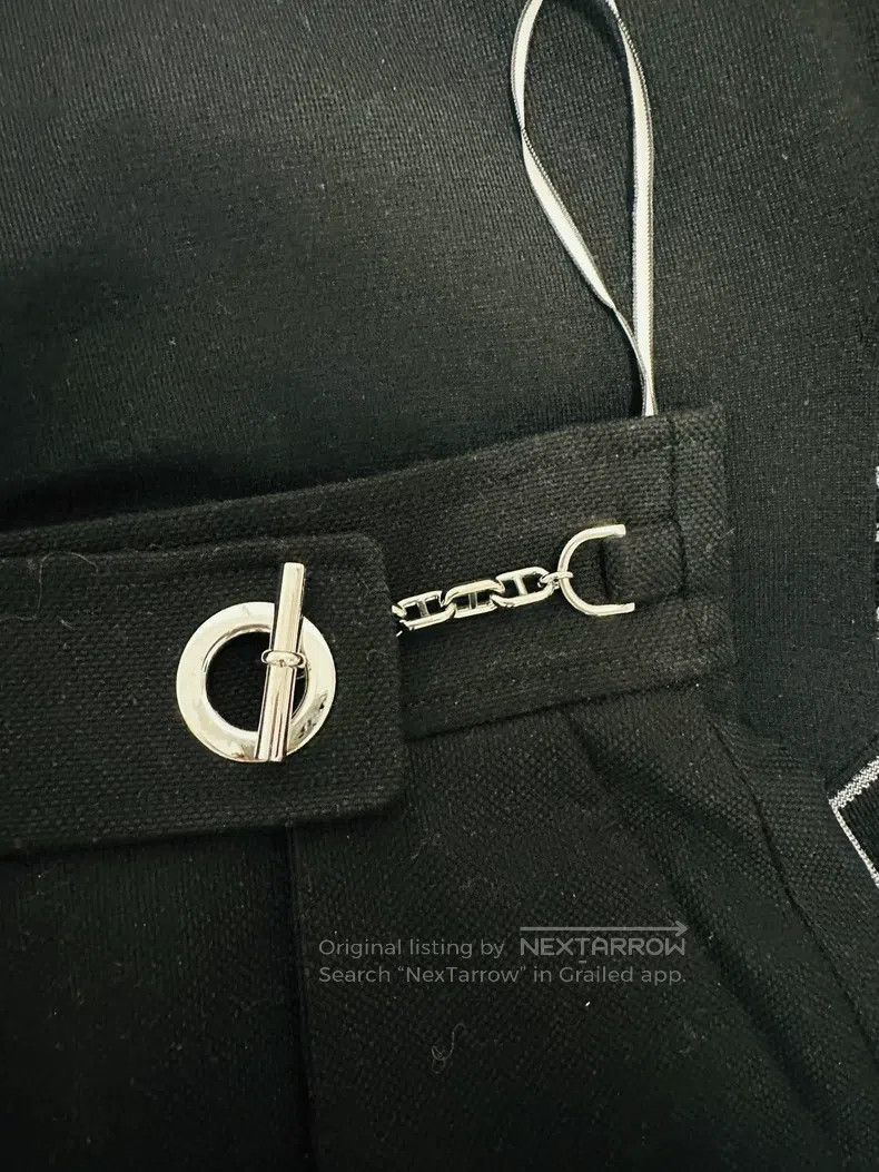Hermes Hermes Black Pig Nose Chain Shorts Size 42" / US 20 - 6 Thumbnail