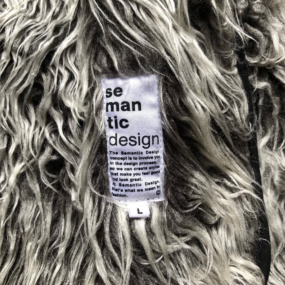 Designer × Japanese Brand Semantic Faux Fur Suede Coat Size US L / EU 52-54 / 3 - 7 Thumbnail