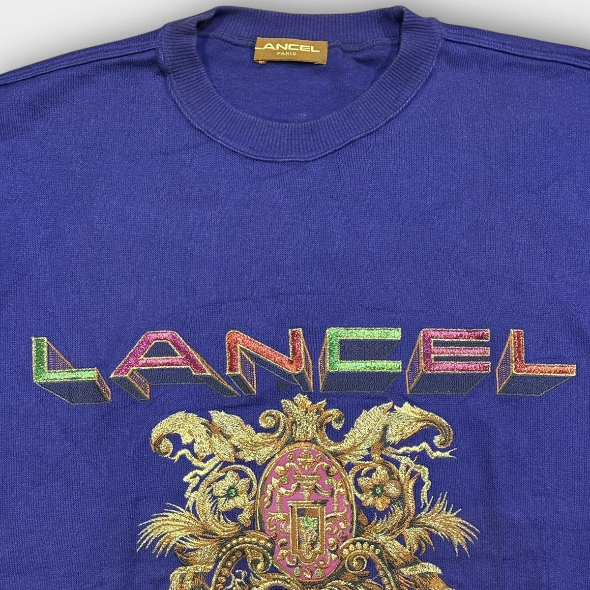 Lancel × Vintage Vintage Lancel Paris Sweatshirt Fukusuke Corporation Size US M / EU 48-50 / 2 - 7 Thumbnail