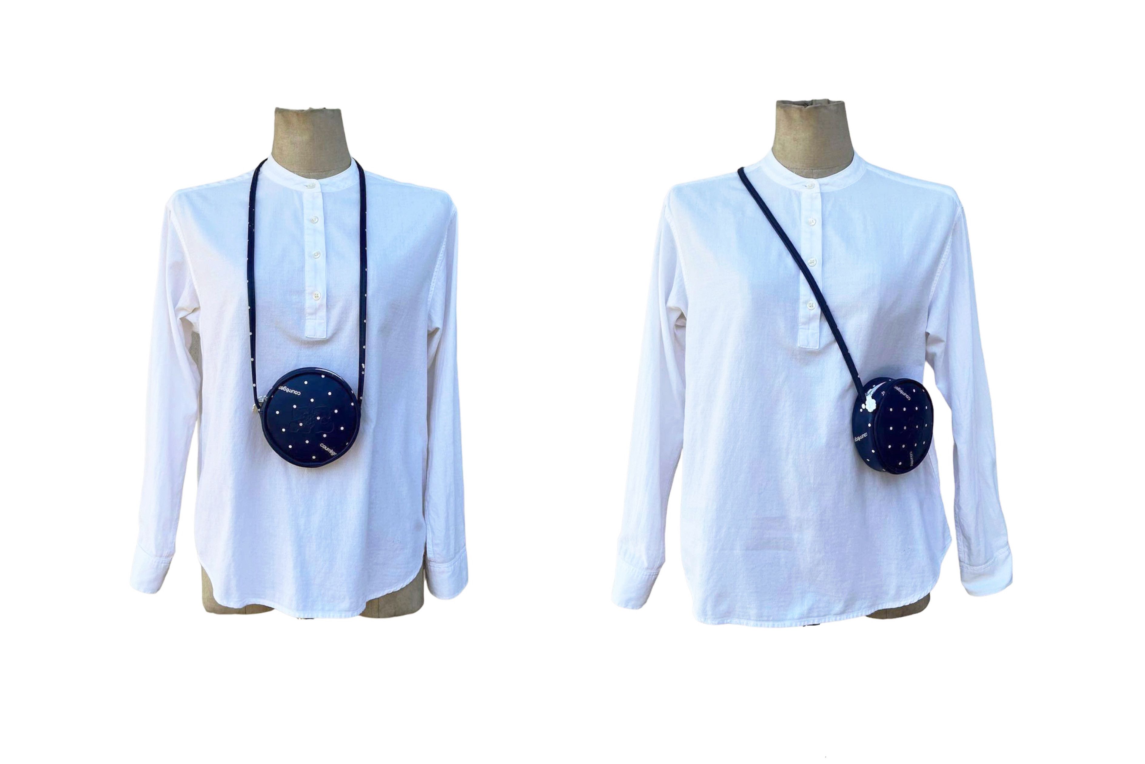 Courreges Mini Size COURRÈGES round shaped neck bag // crossbody bag Size ONE SIZE - 9 Thumbnail