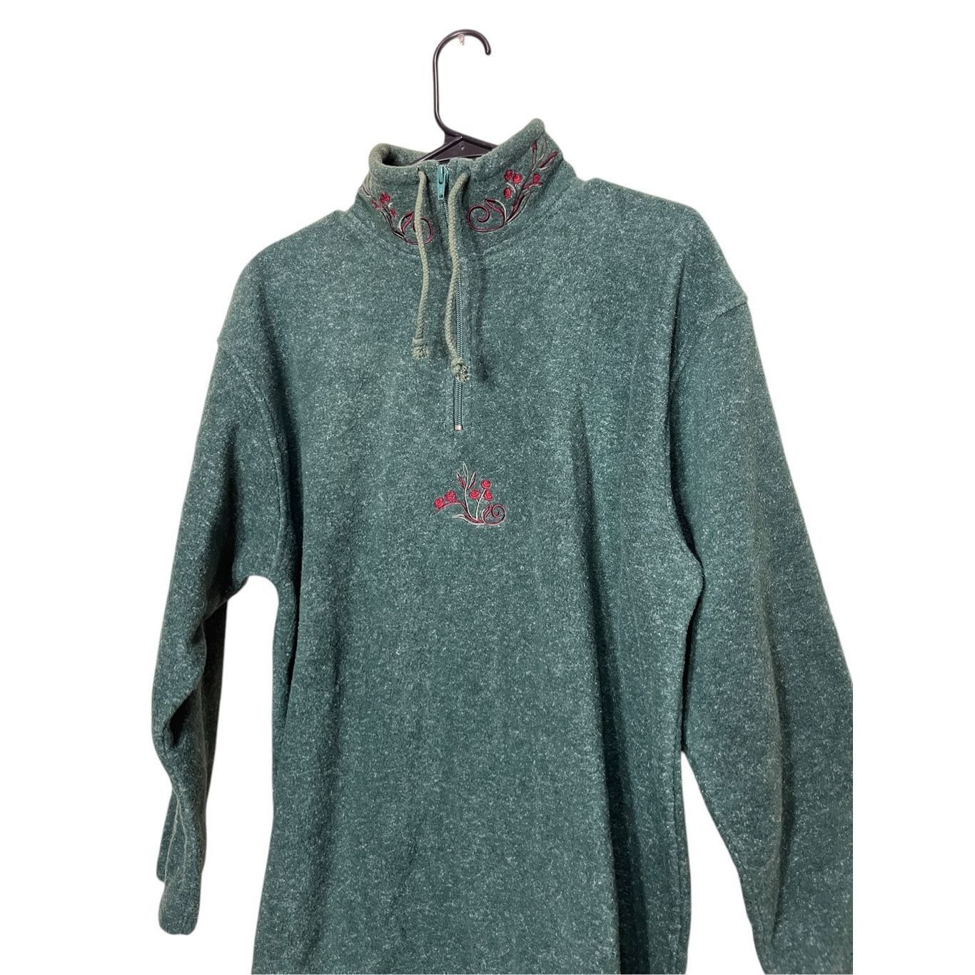 Victoria's Secret Vintage Victoria's Secret Country Collection Green Pullover Size S / US 4 / IT 40 - 2 Thumbnail