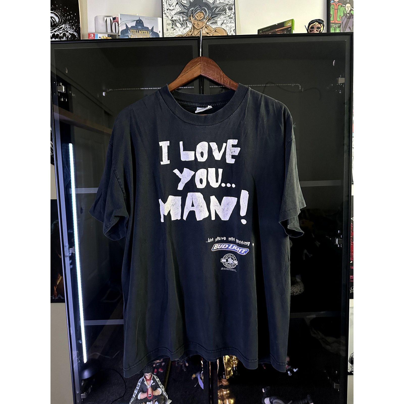 Vintage 1995 Bud Light "I love you man" Single Stitch Size XL Size US XL / EU 56 / 4 - 1 Thumbnail