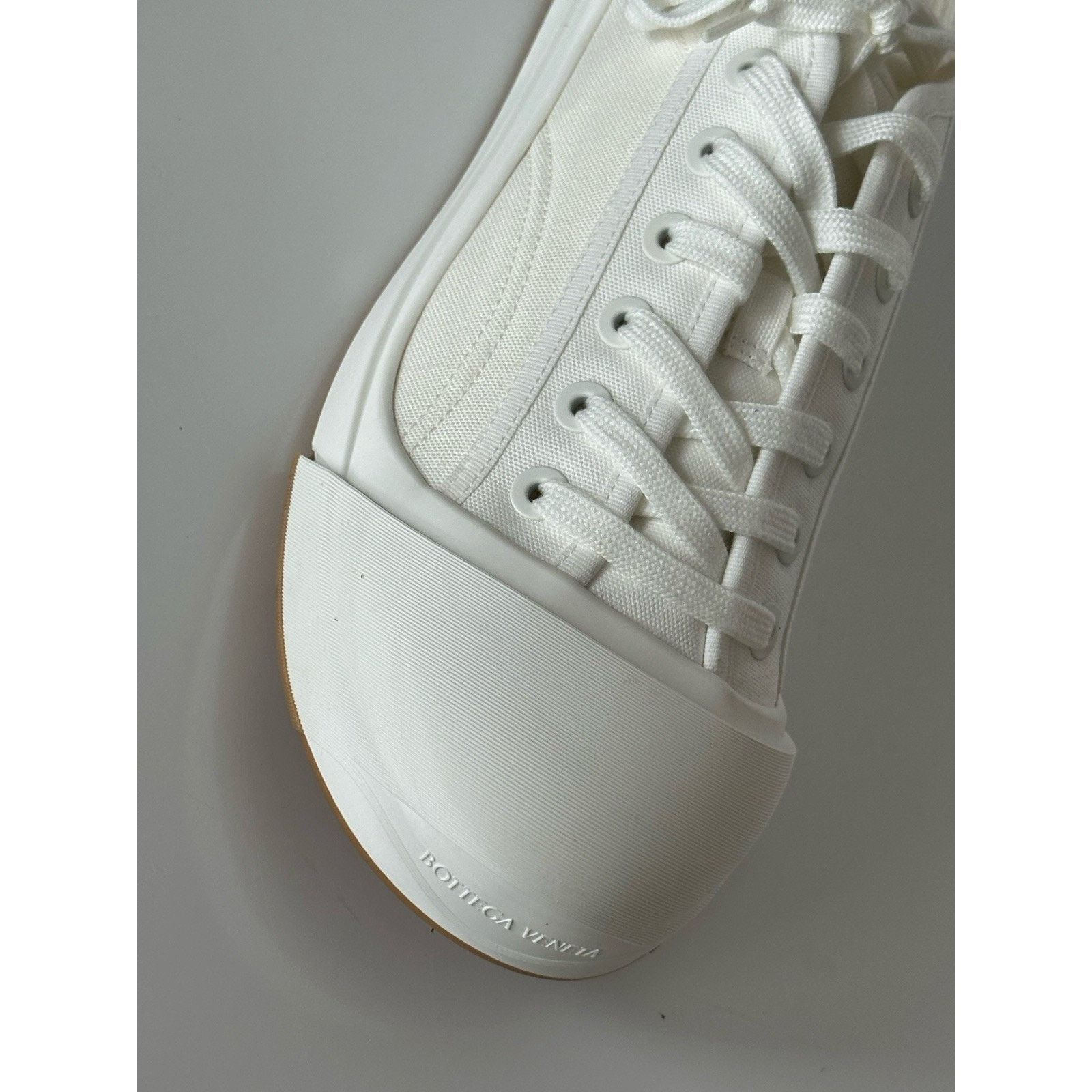 Bottega Veneta Bottega Veneta Canvas White Sneakers 10 US 741360 Size US 10 / EU 43 - 7 Thumbnail