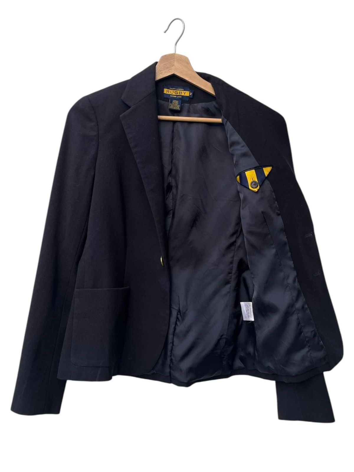 Ralph Lauren Rugby Ralph Lauren Navy Wool Blazer Jacket Size XS / US 0-2 / IT 36-38 - 4 Thumbnail