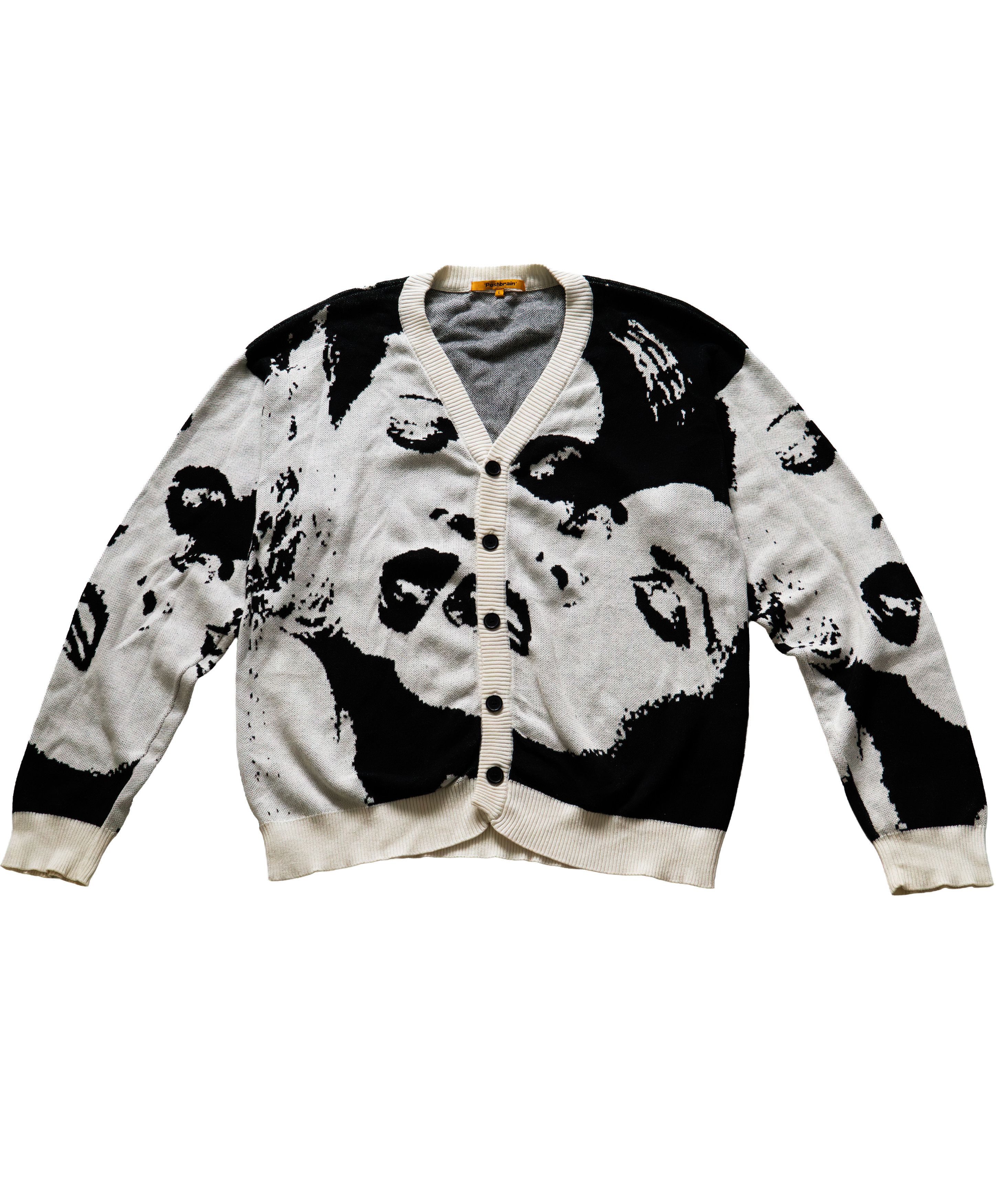 Japanese Brand Archival Japanese Knit Cardigan Vintage Avant Garde y2k Size US L / EU 52-54 / 3 - 1 Thumbnail