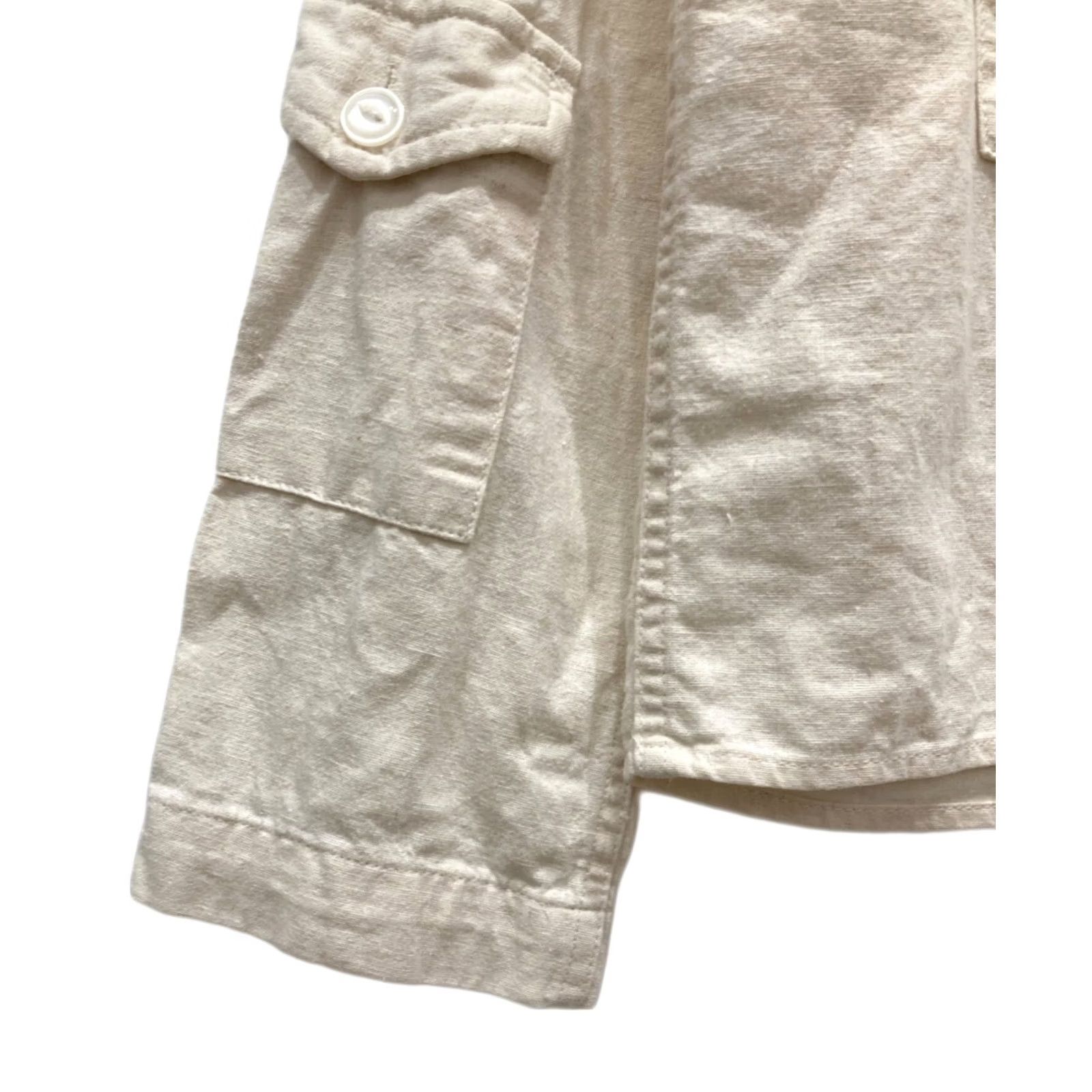 Engineered Garments Engineered Garments × BEAMS PLUS Linen-blend Safari Jacket XS Beige Mens Safari Jacket Size US XS / EU 42 / 0 - 4 Thumbnail