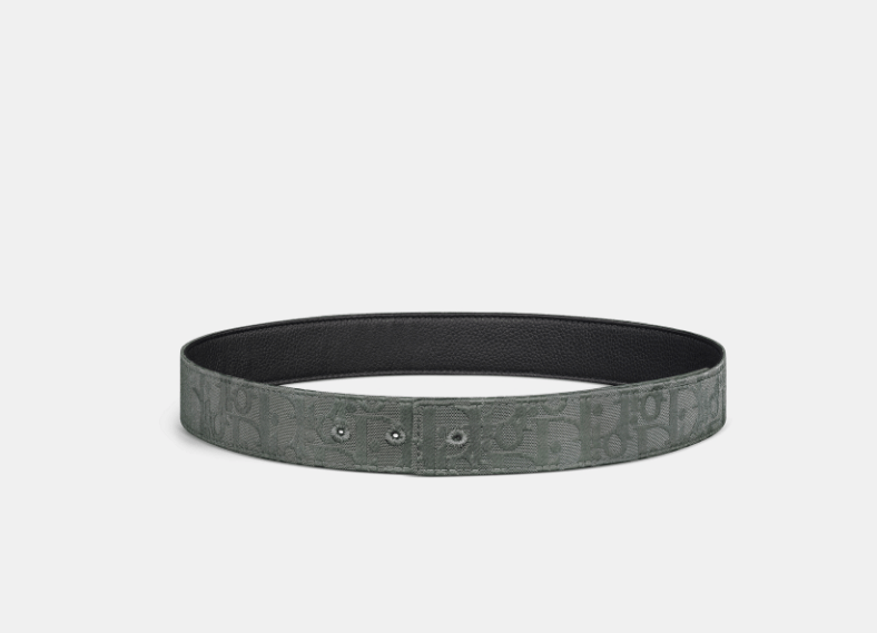 Dior o1w1db10426 1ADBA2 Size : OS / Reversible Belt in Gray Size ONE SIZE - 1 Thumbnail