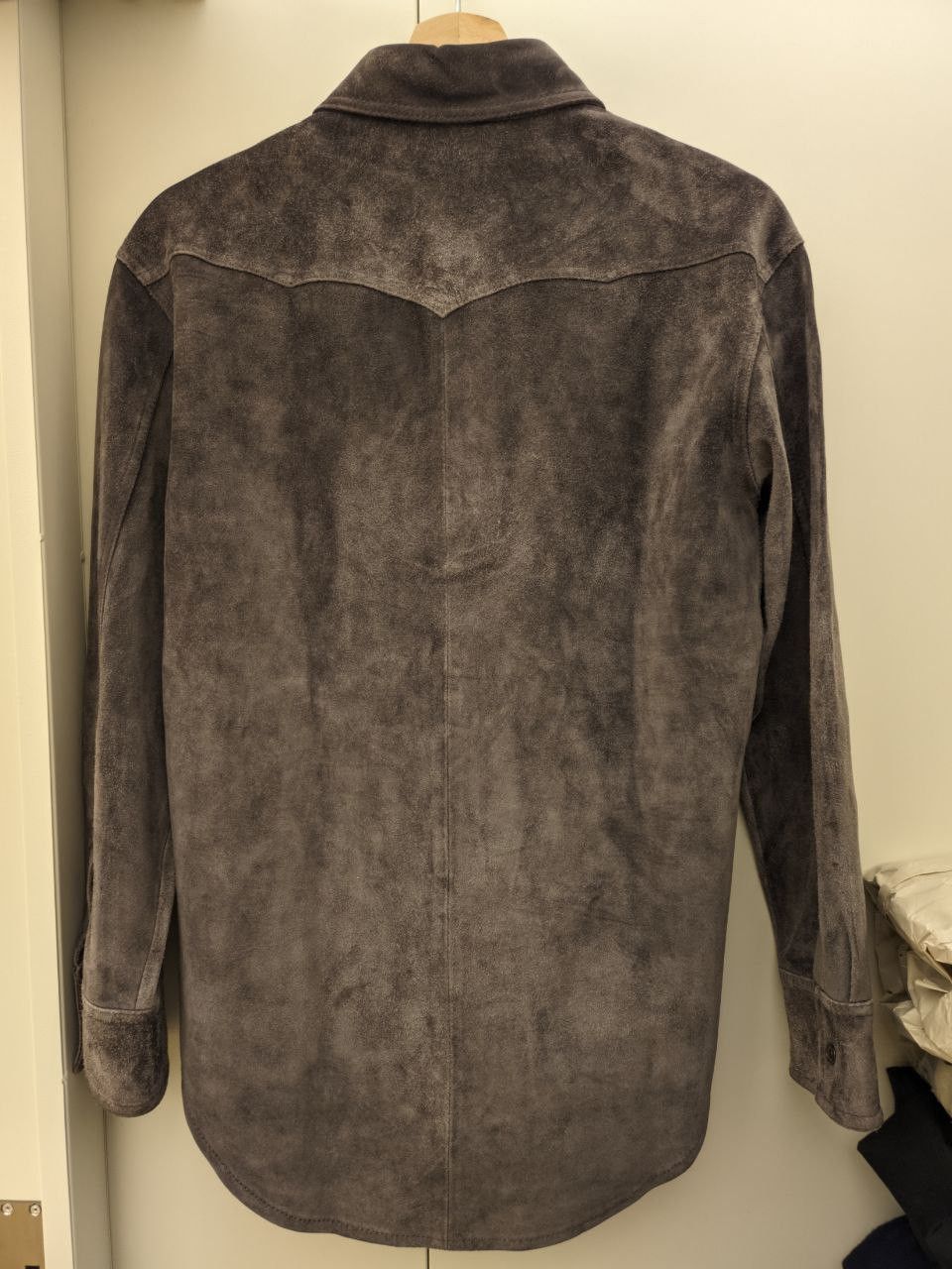 Gucci Suede Leather Shirt Size US S / EU 44-46 / 1 - 2 Thumbnail