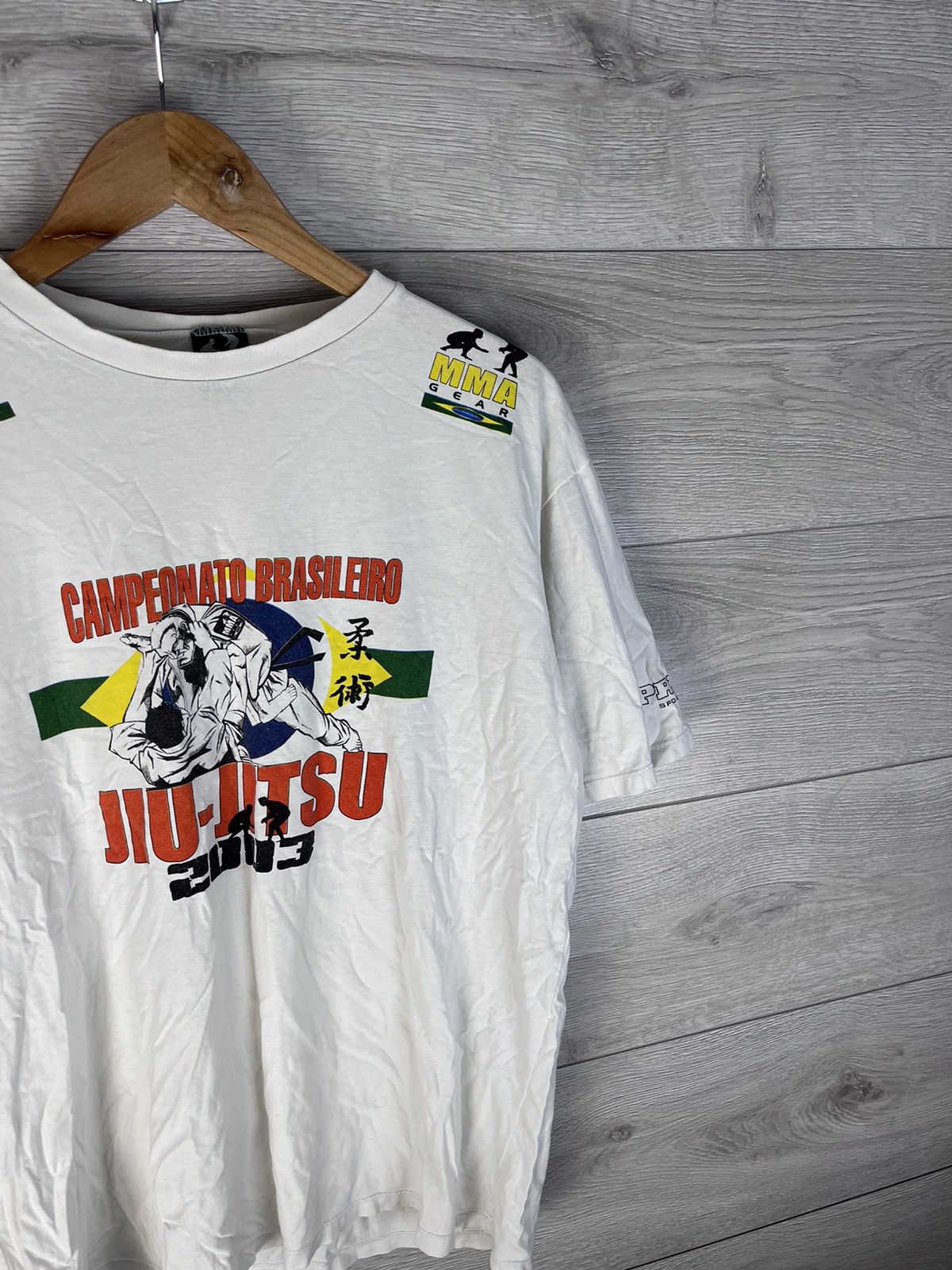 Japanese Brand Mens T-shirt sport MMA Gear Brazil vintage Size US S / EU 44-46 / 1 - 3 Thumbnail