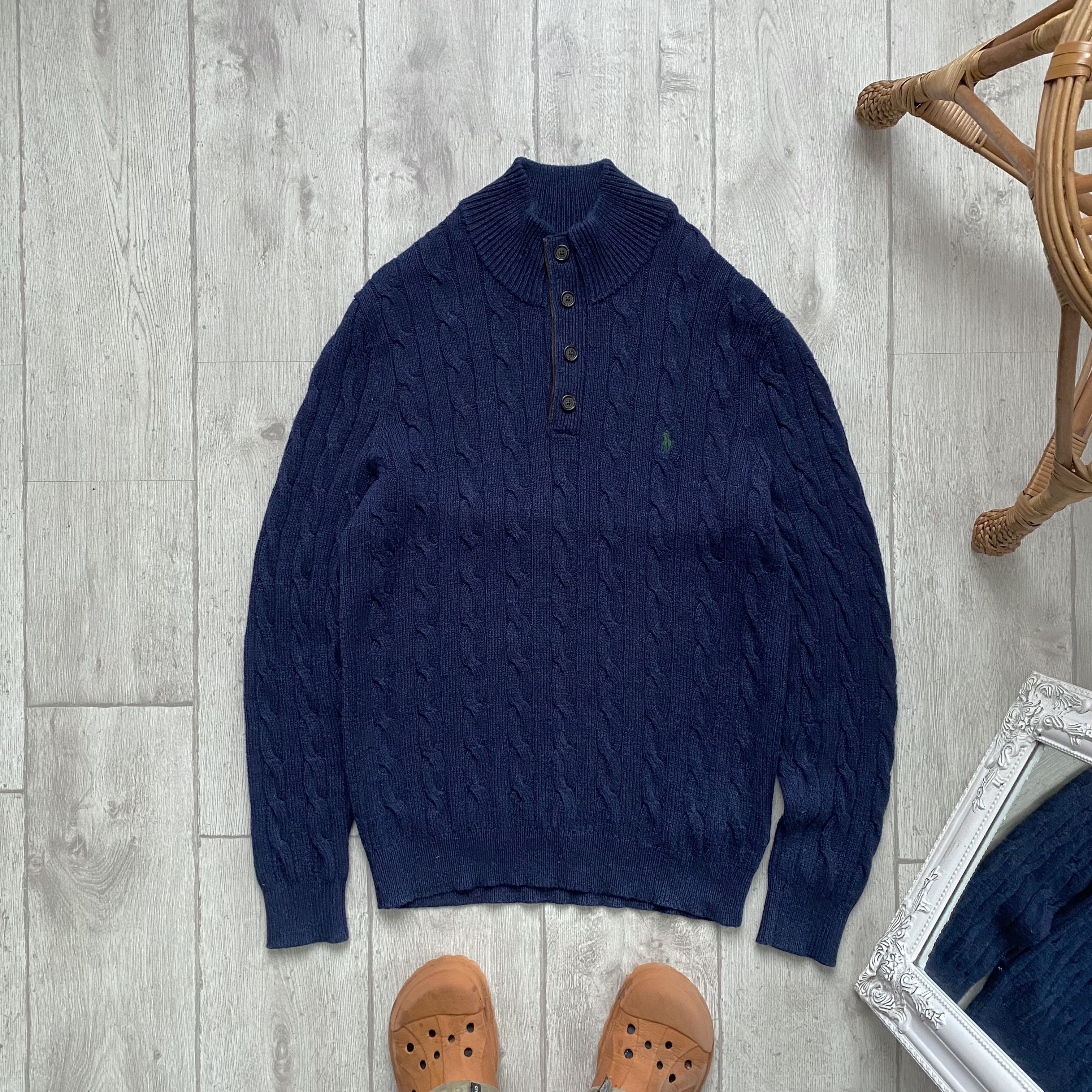 Polo Ralph Lauren Polo Ralph Lauren Knitted silk sweater pullover PRL logo Size US L / EU 52-54 / 3 - 4 Thumbnail