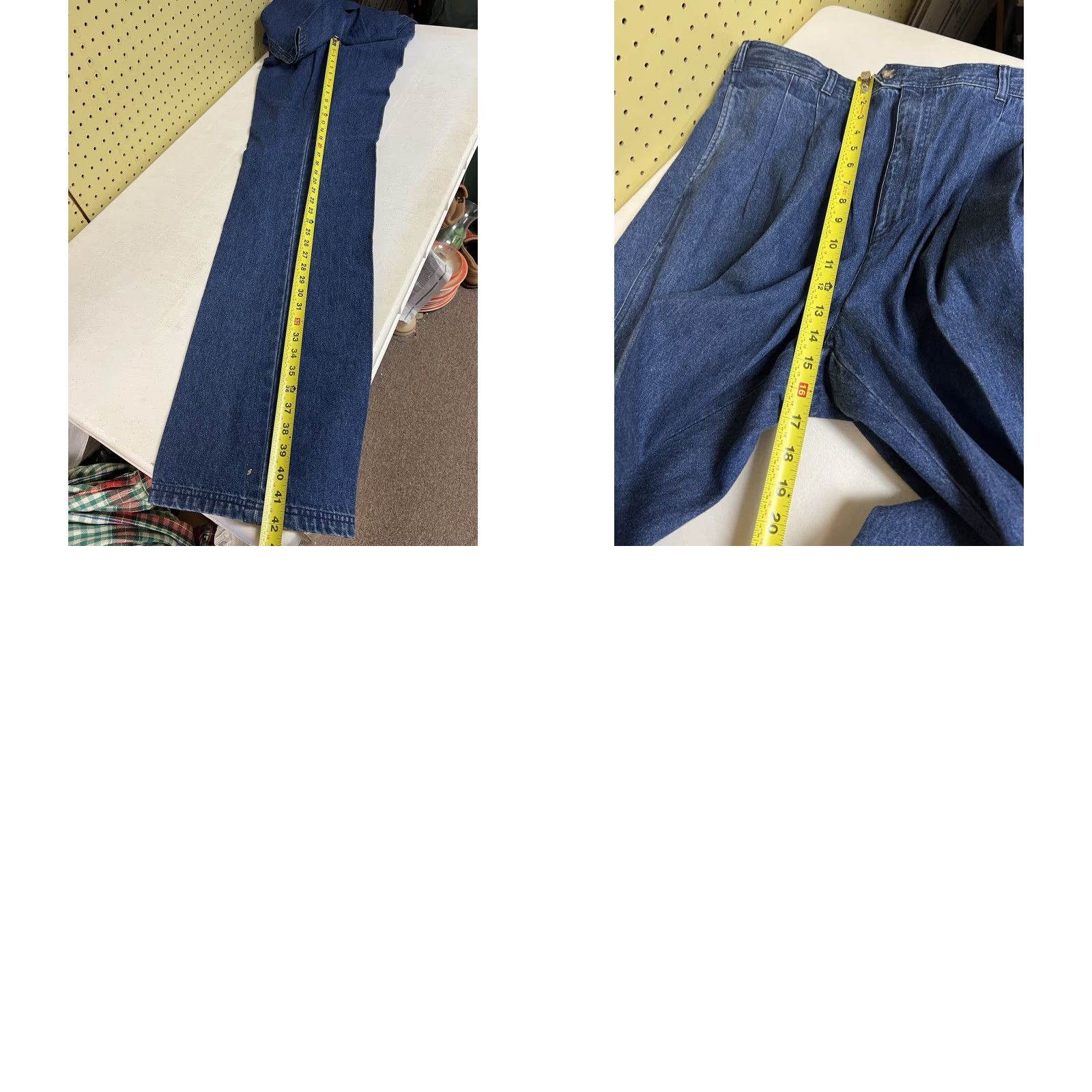 Gant VINTAGE Salty Dog Pants Chino Pleated Blue Denim 40x42 Adult Regular Tapered None Mens Size US 40 / EU 56 - 8 Thumbnail
