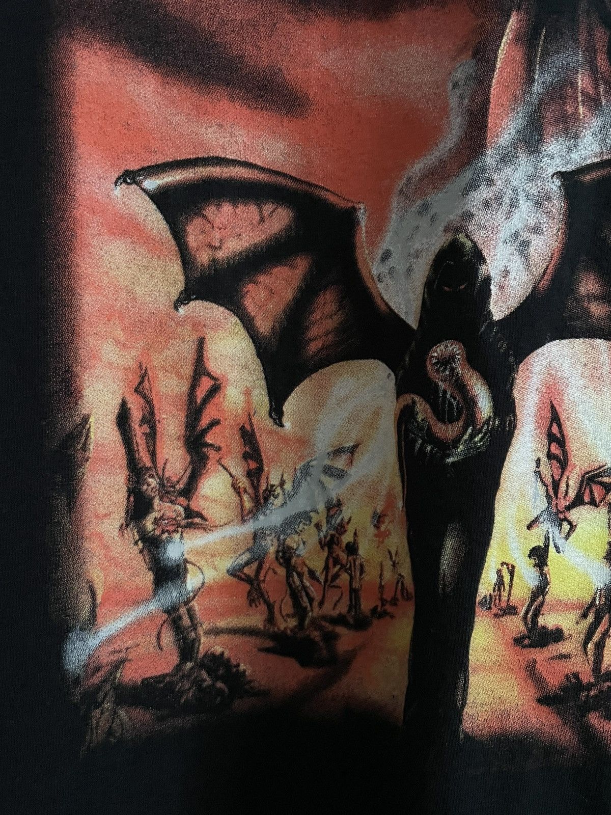 Band Tees Necromantia Scarlet Evil Witching Black Long Sleeve Shirt Size US M / EU 48-50 / 2 - 7 Thumbnail