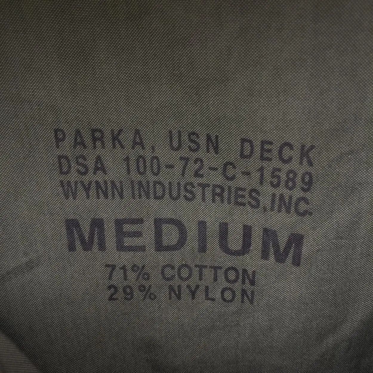 Vintage Vintage USN Deck Parka Lace-Up Pullover Jacket Size US M / EU 48-50 / 2 - 10 Thumbnail