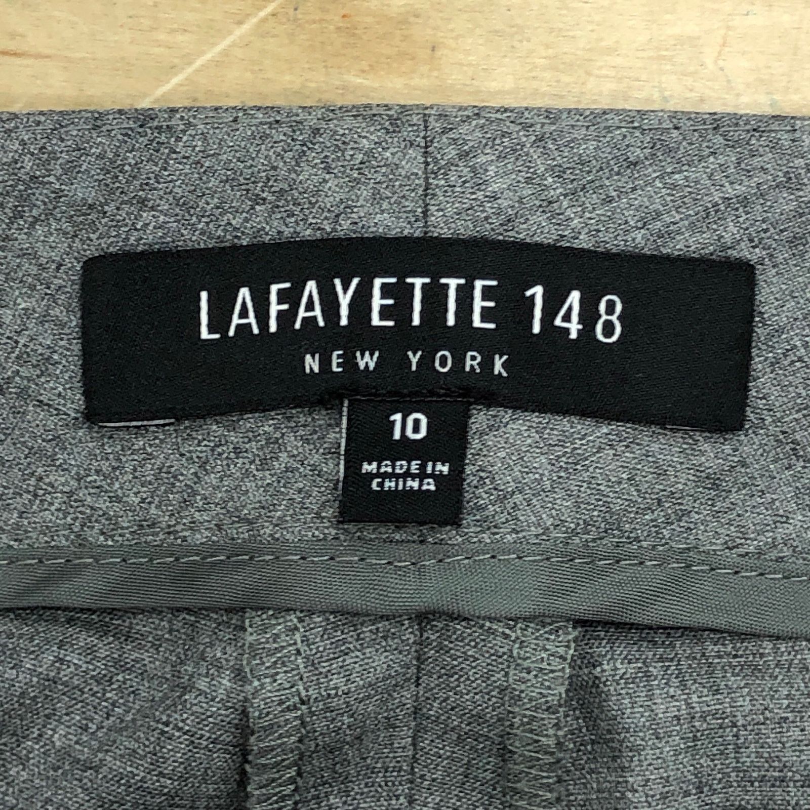 Lafayette 148 Lafayette 148 Size 10 Pants Irving Career Trouser Stretch Size 32" / US 10 / IT 46 - 11 Thumbnail