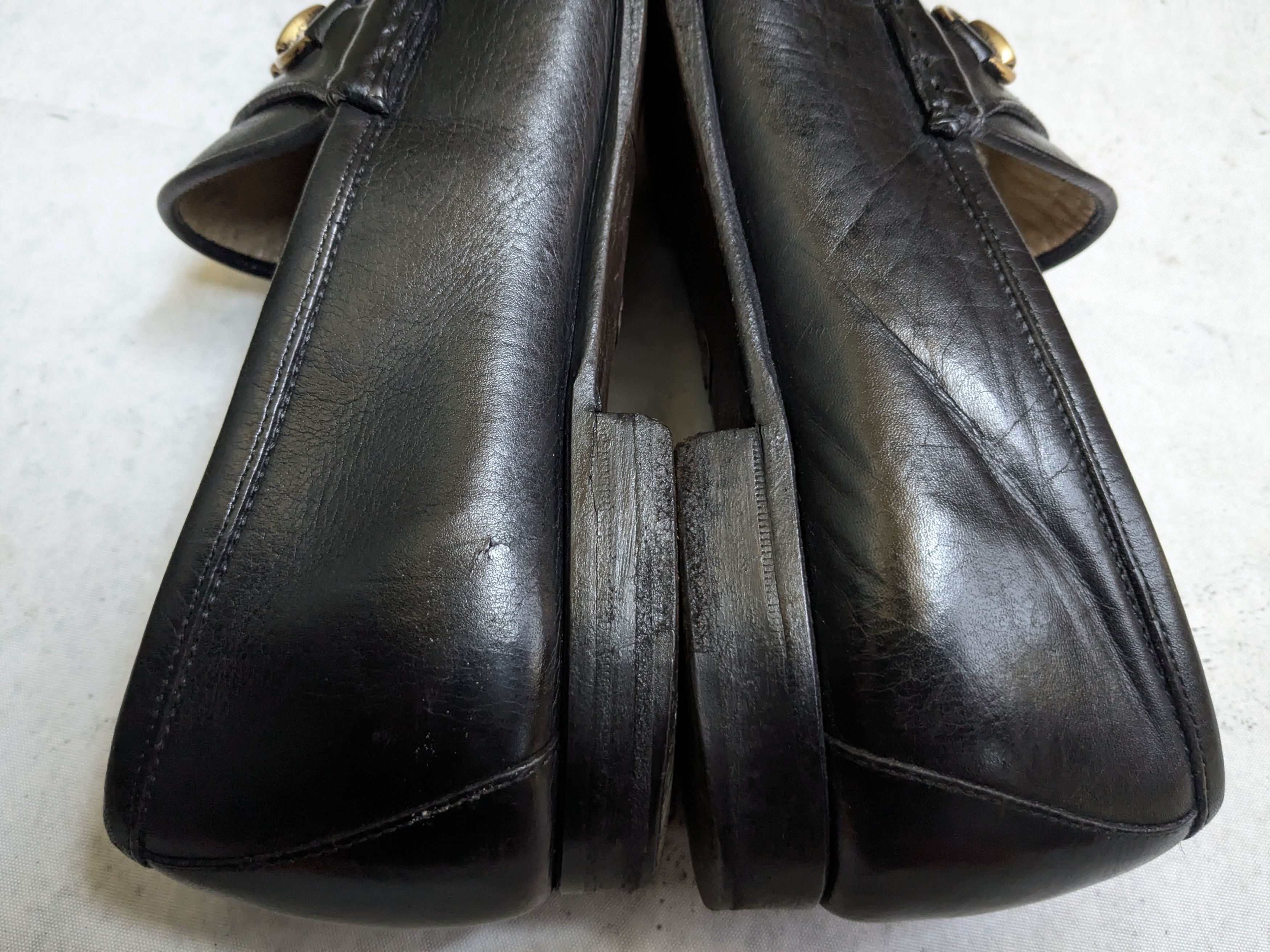 Gucci Gucci Horsebit Loafers Black 8 Leather Size US 8 / EU 41 - 10 Thumbnail