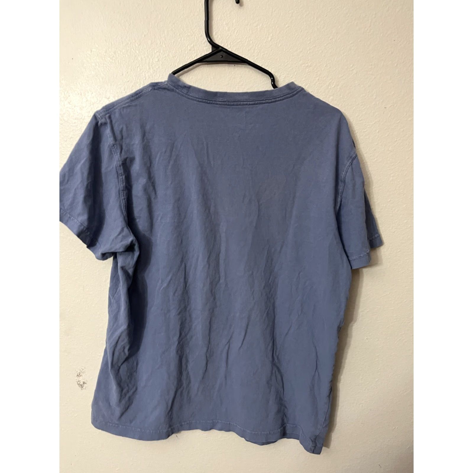 American Eagle Outfitters VINTAGE American Eagle Outfitters Mens T-Shirt Short Sleeve Crew Neck Blue M Graphic Flag Slimming Print 90s Mens Size US M / EU 48-50 / 2 - 3 Thumbnail
