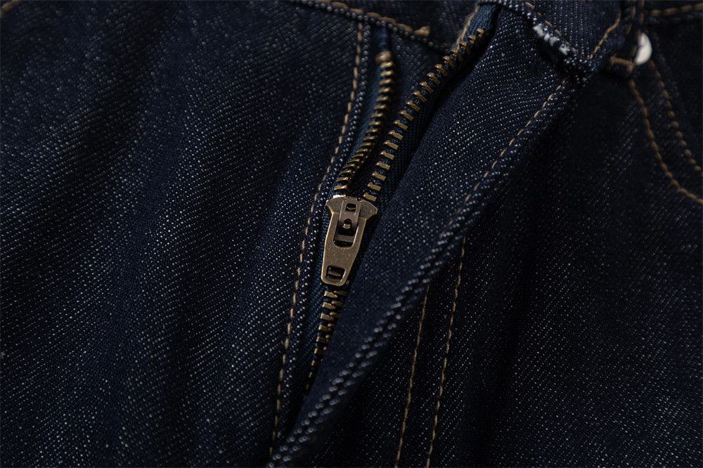 Japanese Brand × Jean Men's dark blue simple loose versatile casual straight jeans Size US 34 / EU 50 - 4 Thumbnail