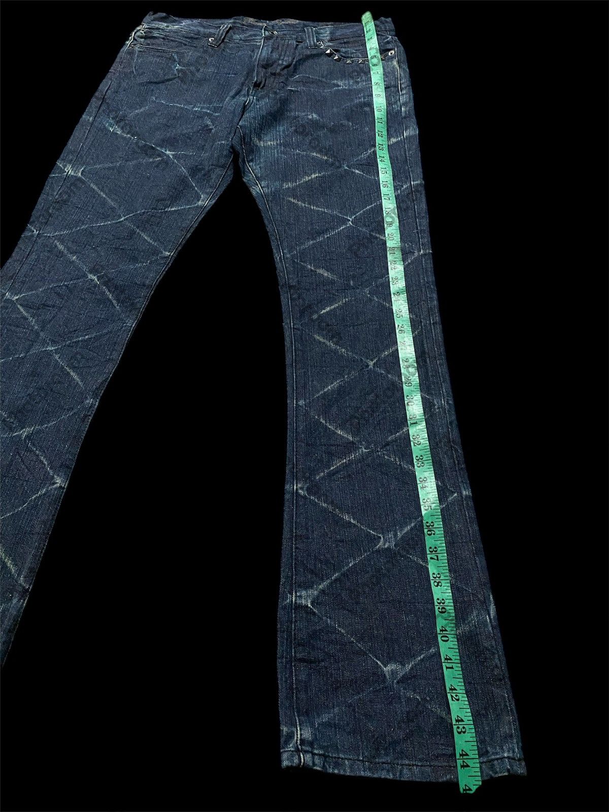 Hysteric Glamour × Japanese Brand × Tornado Mart Flare Jeans Japanese Sortisso Bondage Denim Size US 33 - 11 Thumbnail