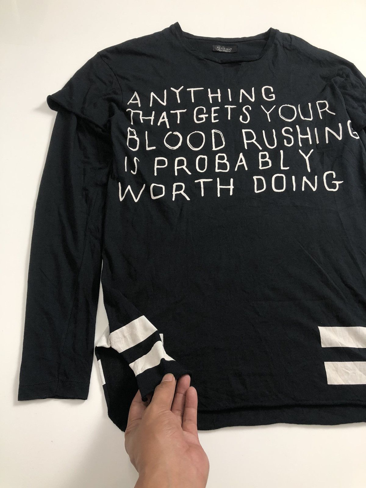 Hysteric Glamour Gothic Poem Double Layer LongSleeve Rock Punk Style Size US S / EU 44-46 / 1 - 3 Thumbnail