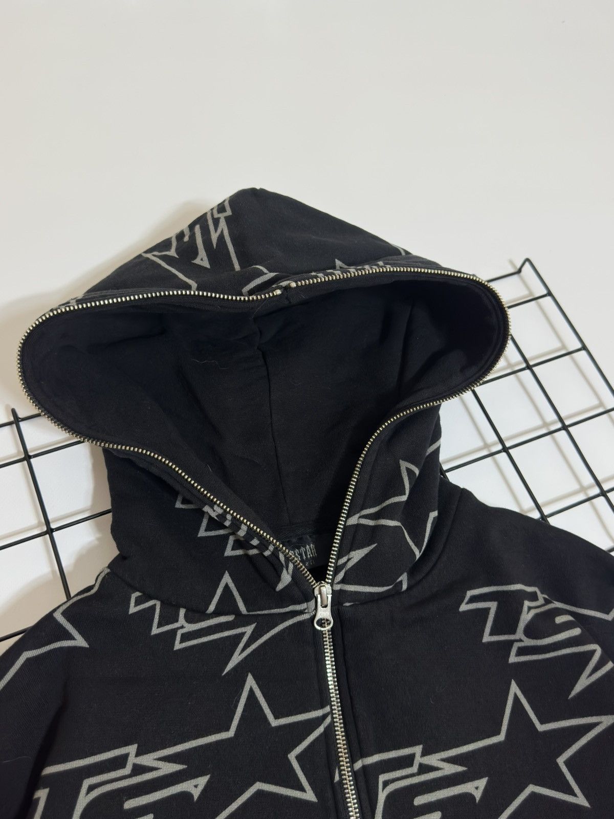 Trapstar London Trapstar London All Over Star Full-Zip Hoodie Black/Grey Size US XS / EU 42 / 0 - 4 Thumbnail