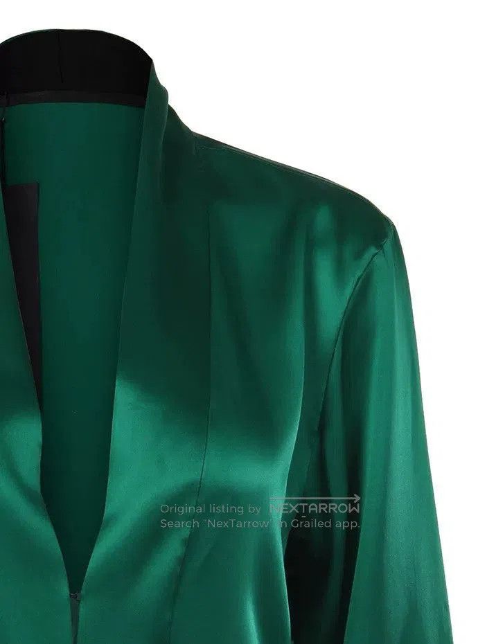 Haider Ackermann Haider Ackermann Silk Cardigan Robe. Size S / US 4 / IT 40 - 4 Thumbnail
