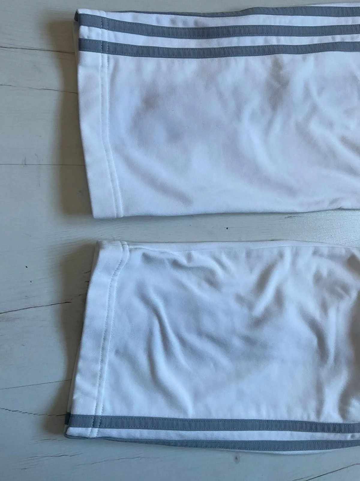 Adidas OG Adidas White Grey Pants Track Pants Open Zip Legs Vintage Size US 32 / EU 48 - 10 Thumbnail