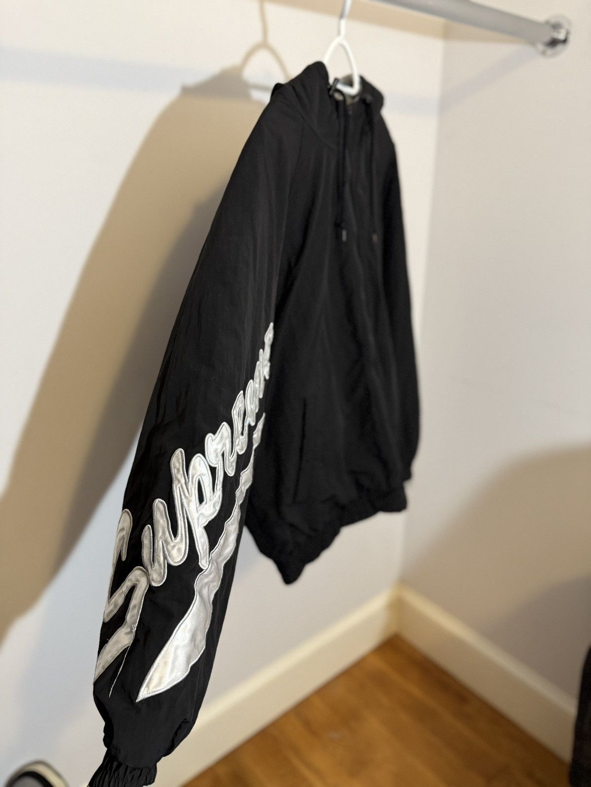 Supreme Supreme Sleeve Script Sideline Jacket Size US L / EU 52-54 / 3 - 3 Thumbnail