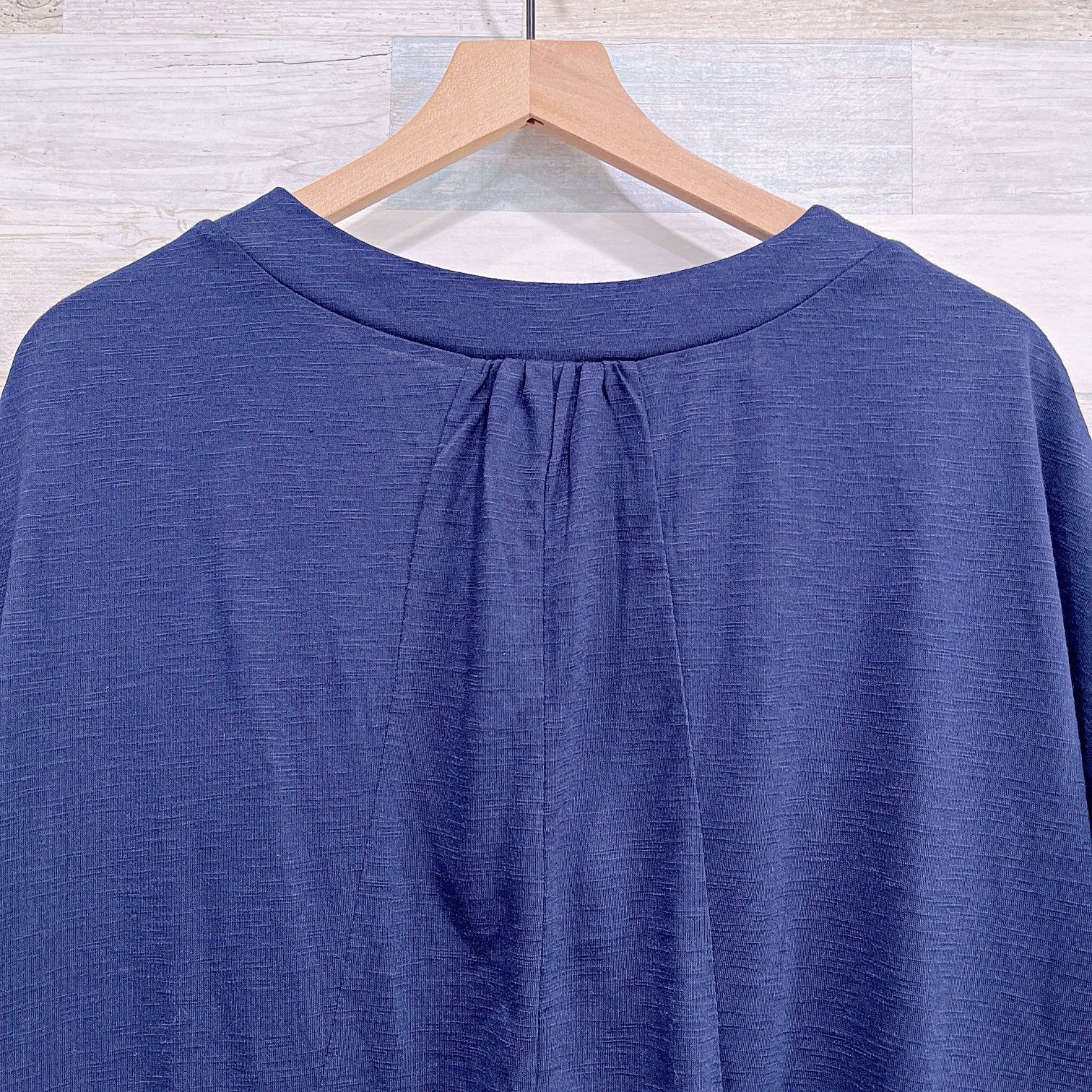 Other Avenue V Neck Tunic Top Navy Blue Womens Plus Size 20 Size 3XL / US 20-22 - 4 Thumbnail
