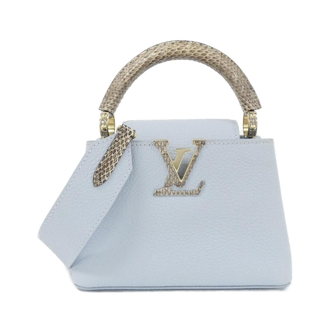 Louis Vuitton Louis Vuitton Louis Vuitton Capucines MINI Calfskin Ayers Handbag Leather Crossbody Bag M55920 DUTY FREE for USA Size ONE SIZE - 1 Thumbnail