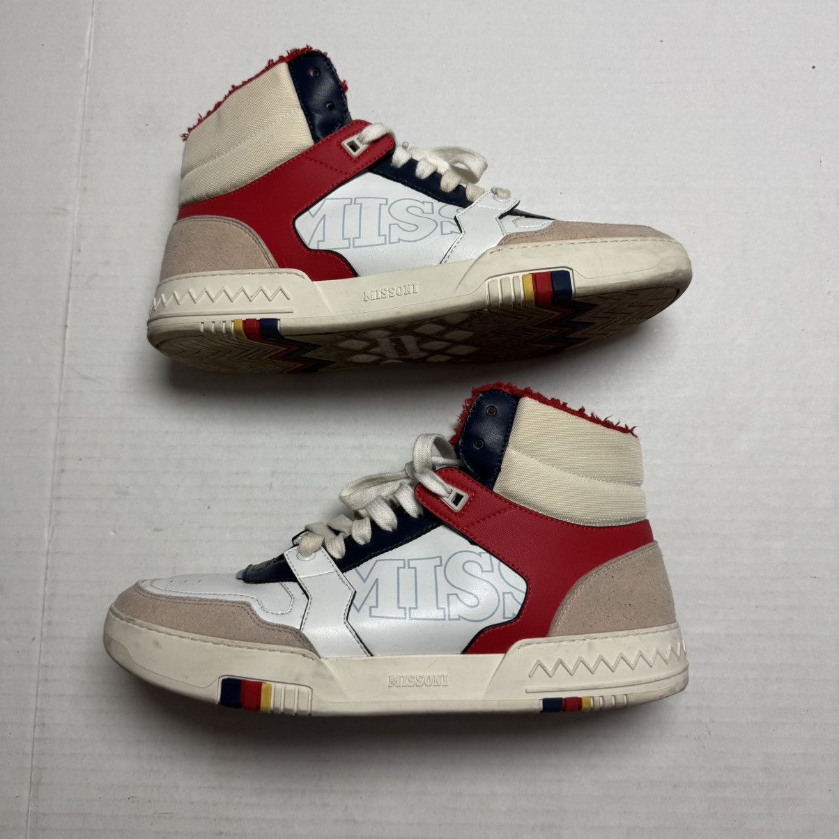 Missoni MISSONI x ACBC High Top Sneakers Terry Lining Made In Italy Size US 9.5 / EU 42-43 - 2 Thumbnail