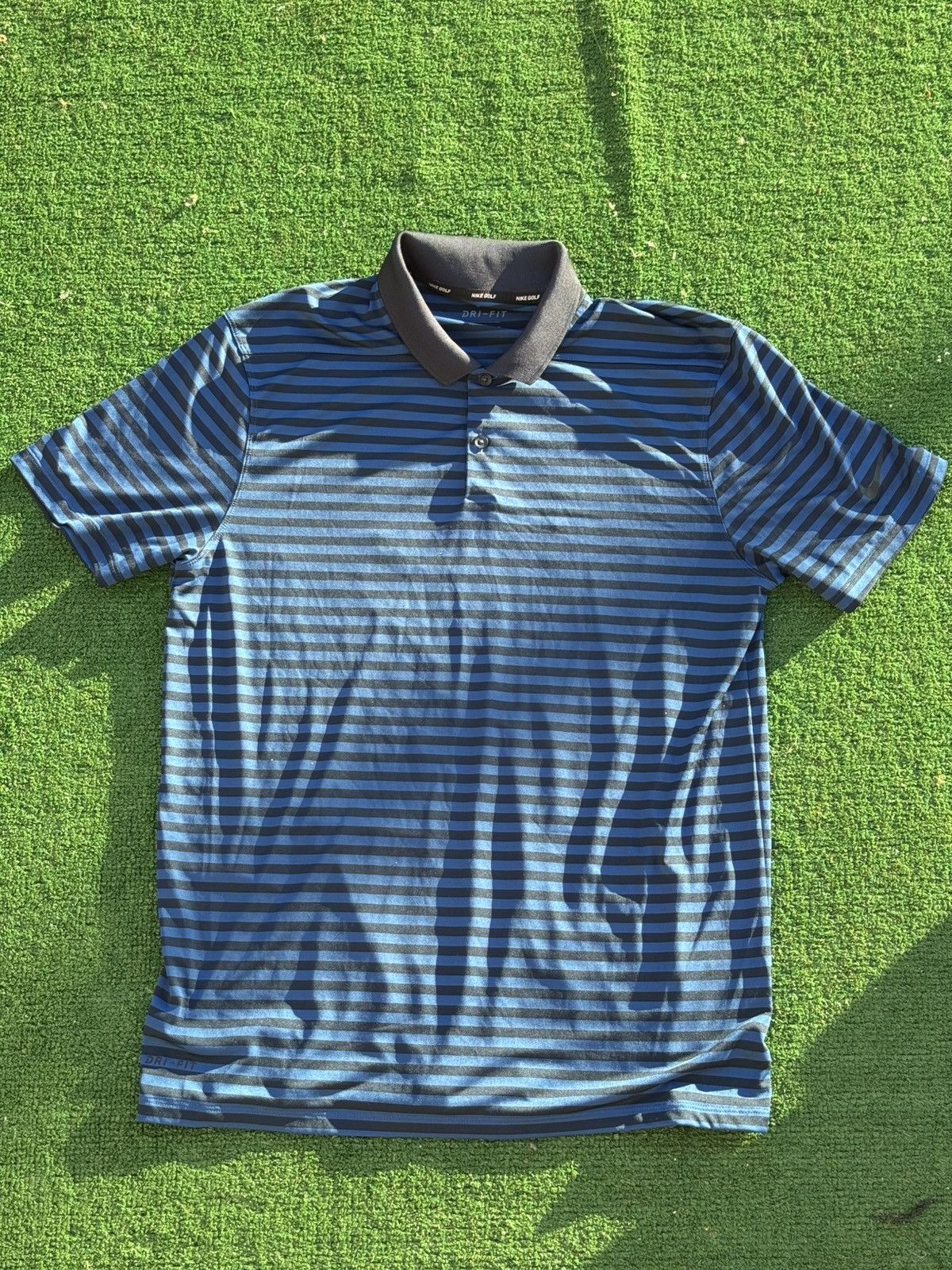 Nike × Supreme Supreme Nike Cotton Blue Stripe Twill Shirt | Grailed