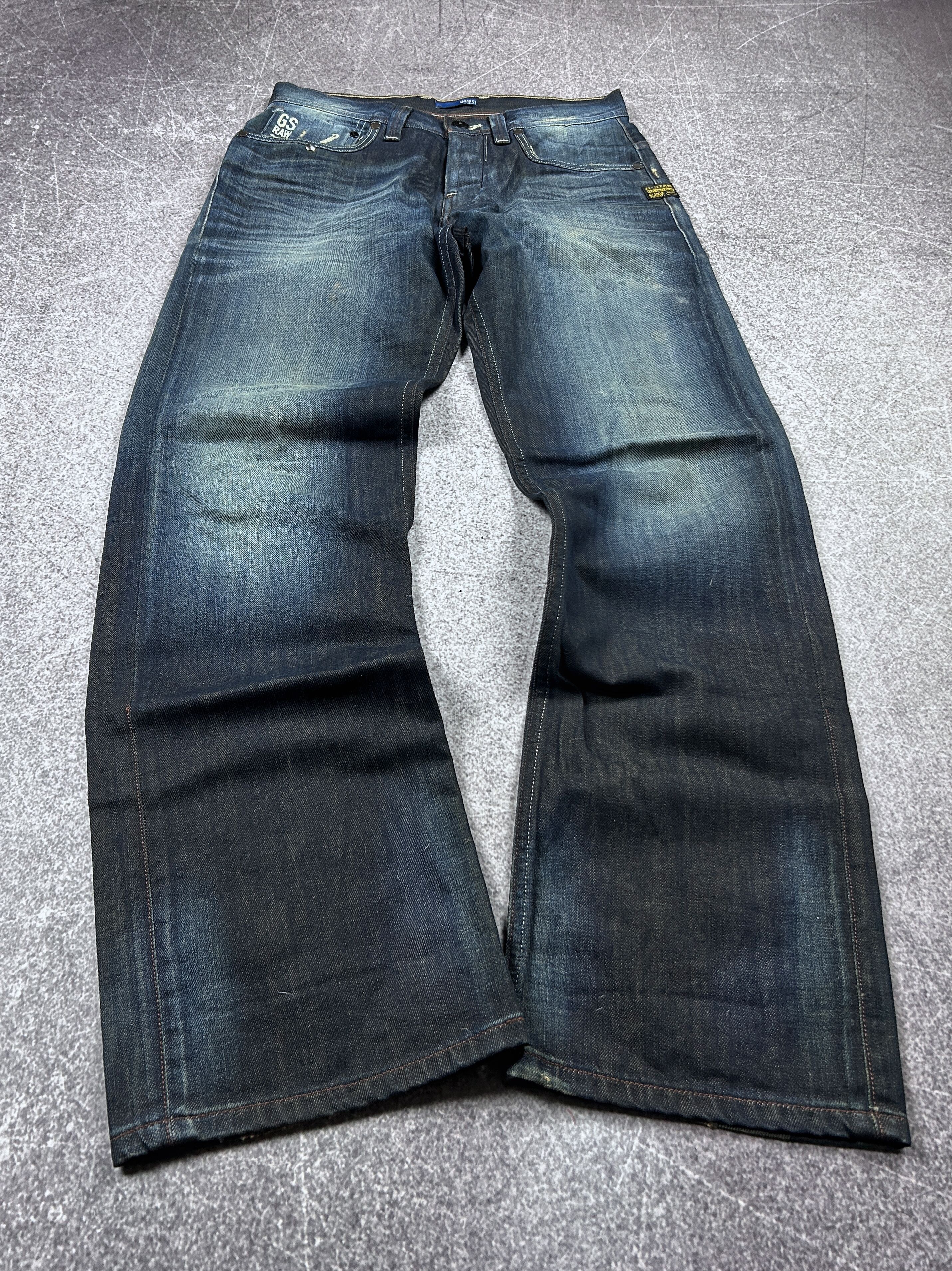 Designer VTG Yohji Yamamoto Raf Simons Opium Style Washed Jeans 90s Size US 30 / EU 46 - 1 Thumbnail