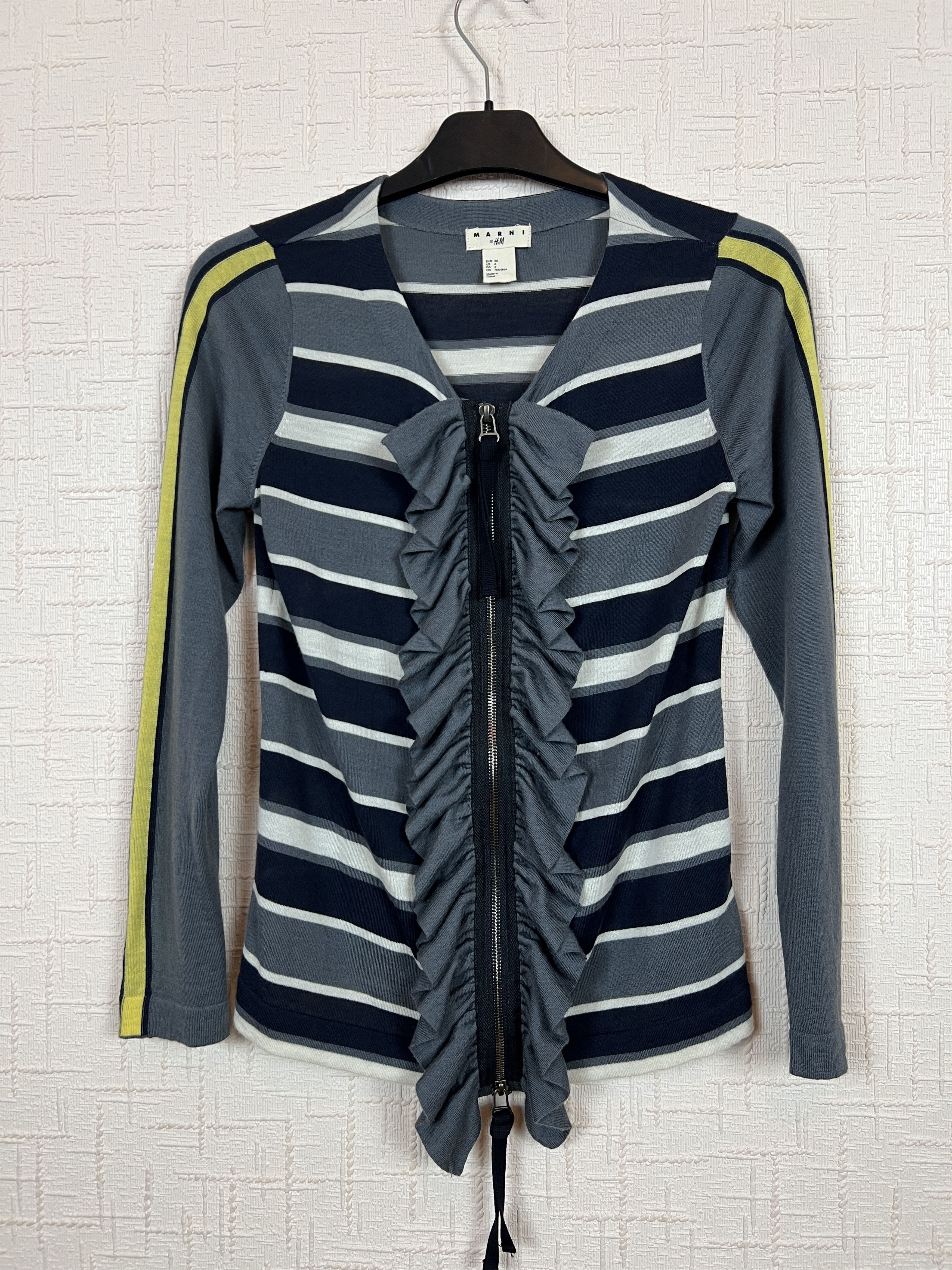 Marni Marni at H&M Women's Cardigan/Zip-Up Merino Wool Sweater Size M / US 6-8 / IT 42-44 - 1 Thumbnail