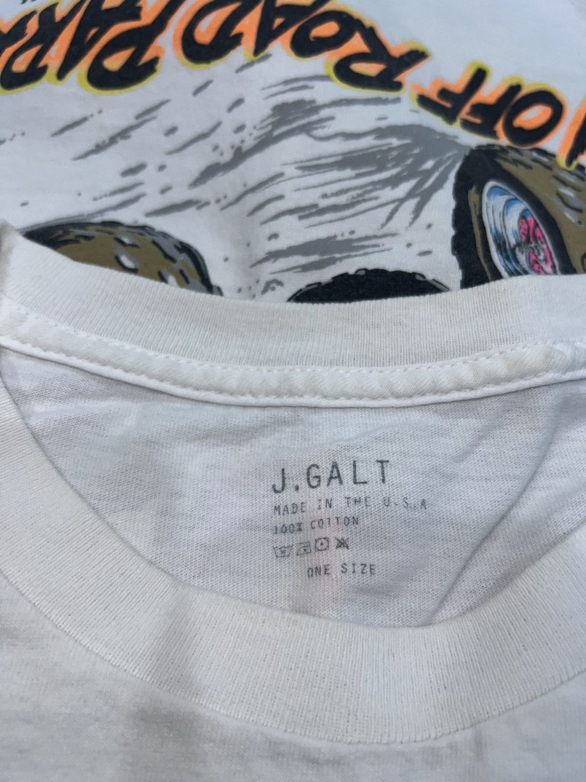 Other Brandy Melville Rita Off Road Fast Oversized Graphic Tee Size US L / EU 52-54 / 3 - 7 Thumbnail