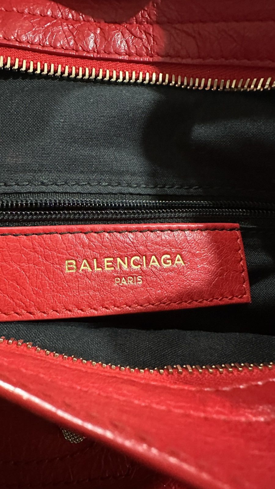 Balenciaga Balenciaga Classic City Bag - Red Leather Size ONE SIZE - 6 Thumbnail