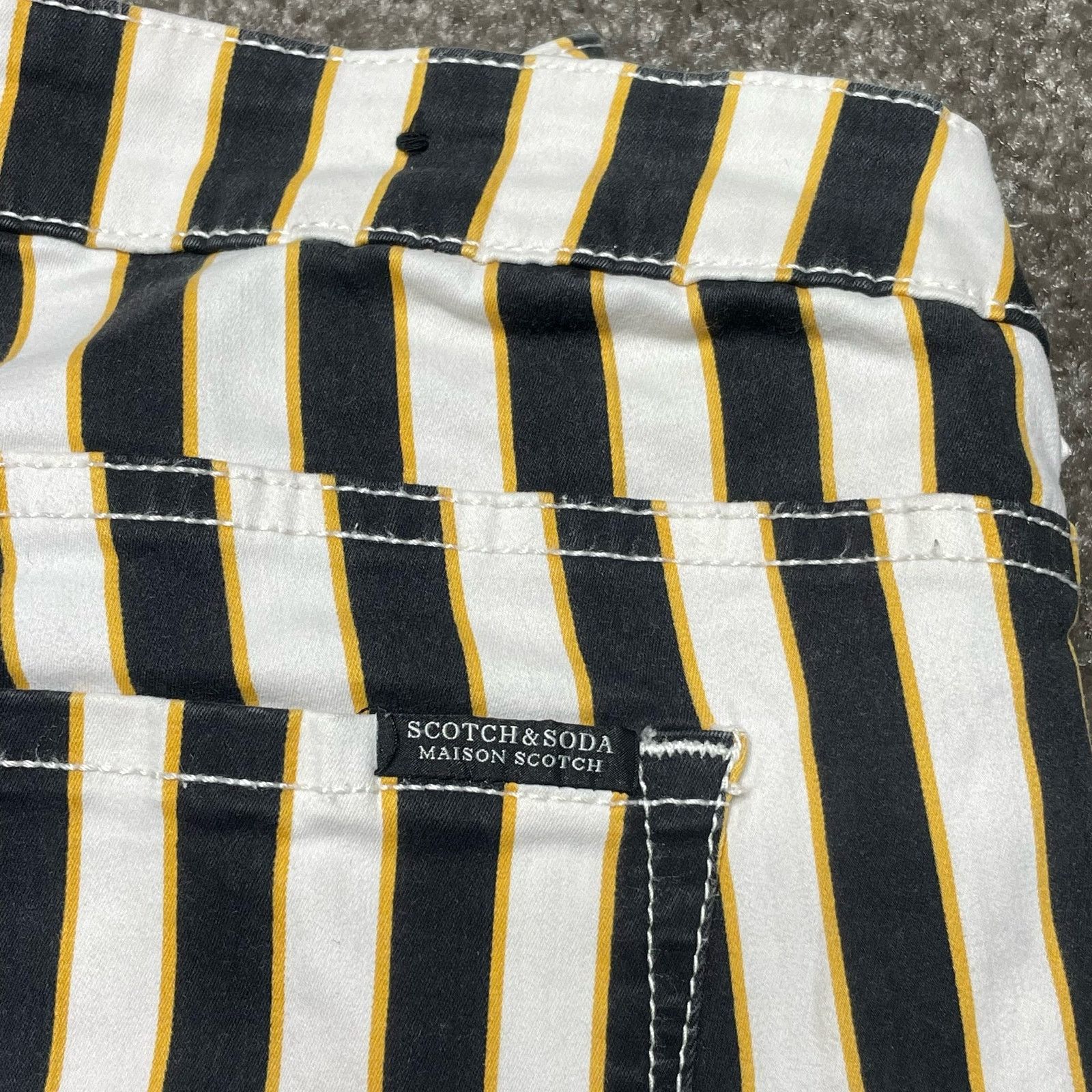 Scotch & Soda NWOT Scotch & Soda La Bohemienne Striped Skinny Pants Size 28" / US 6 / IT 42 - 9 Thumbnail