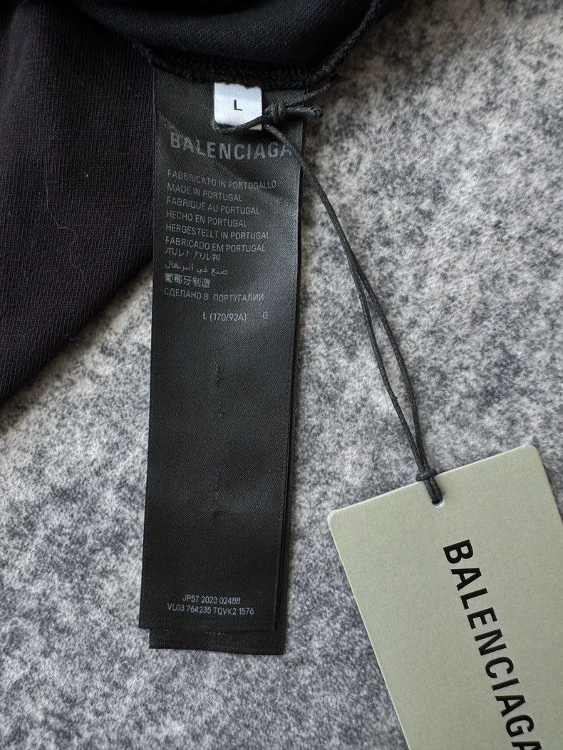 Balenciaga Balenciaga size L Black Love WiFi Signal Short Sleeve Size US L / EU 52-54 / 3 - 4 Thumbnail