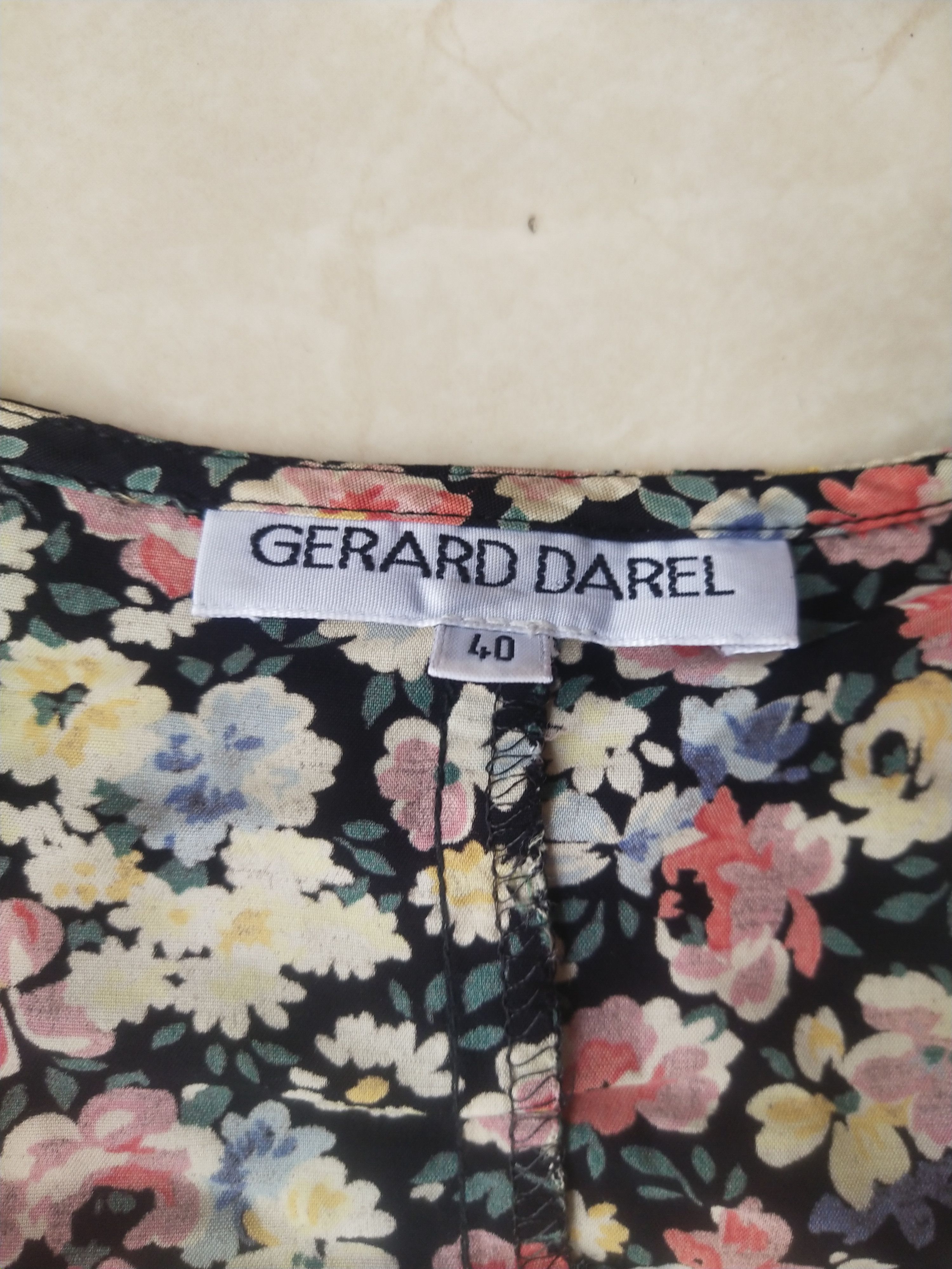 Gerard Darel Vintage 90s Gerard Darel Floral Button Down Tea Dress France Size M / US 6-8 / IT 42-44 - 7 Thumbnail