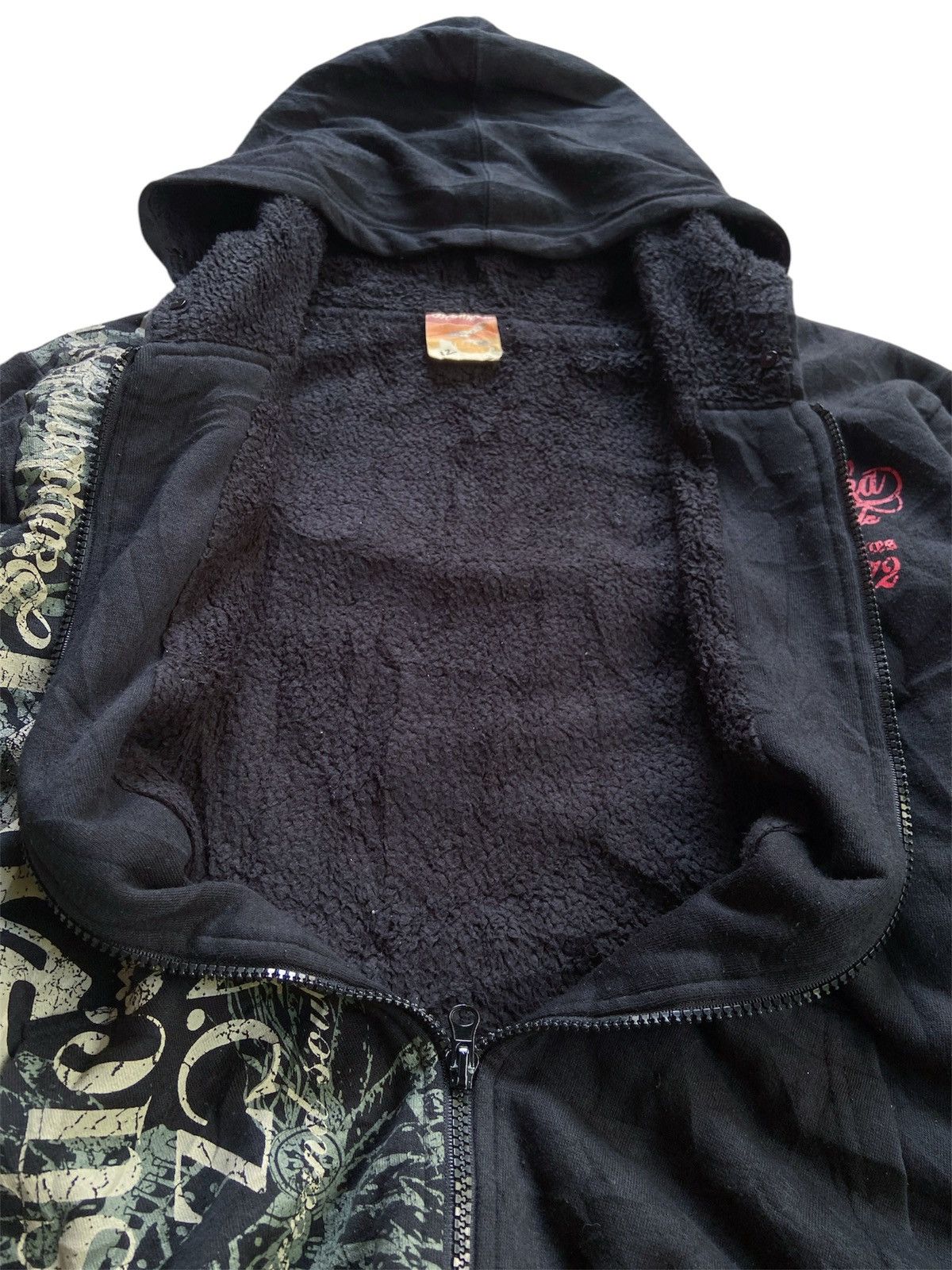 Japanese Brand BEAUMERE SHERPA POEM ZIP HOODIE Size US L / EU 52-54 / 3 - 6 Thumbnail