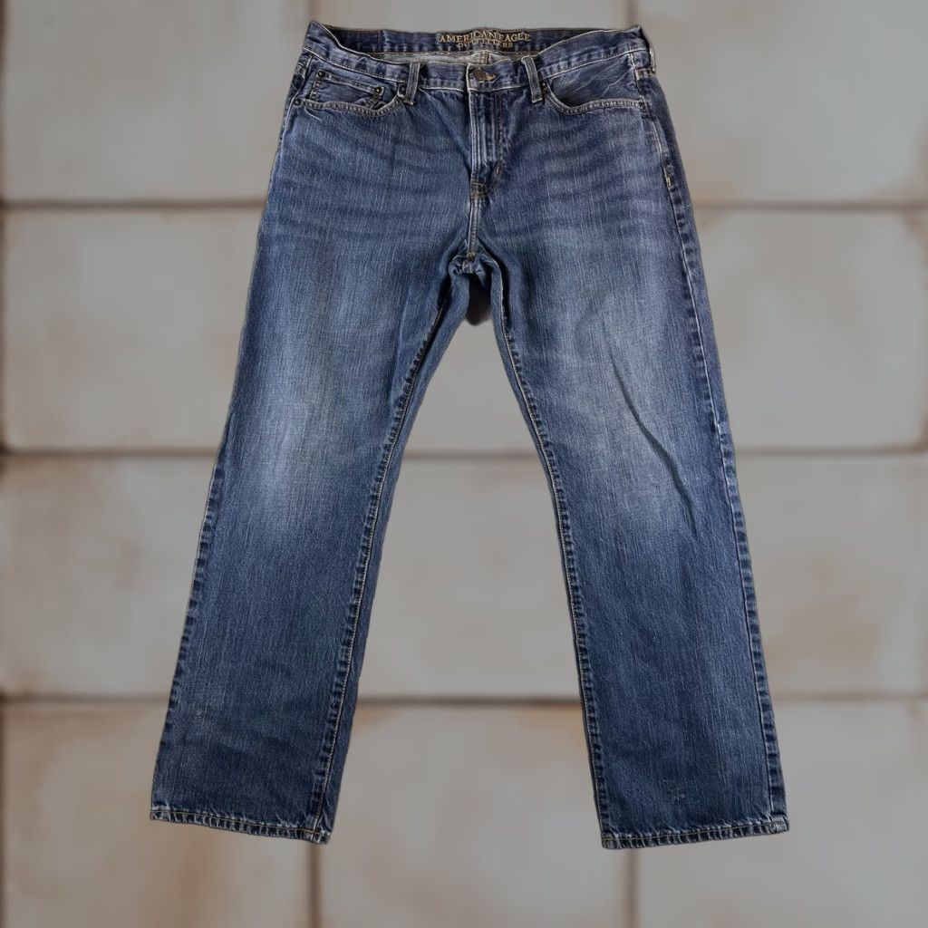 American Eagle Outfitters American Eagle Outfitters Jeans Mens 36x32 36x29 Blue Denim Straight Preppy Cowboy 5-Pocket Mens Regular Jeans Blue Denim Vintage No Size US 36 / EU 52 - 1 Thumbnail